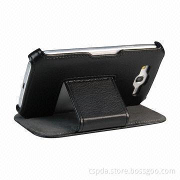 New and Hot-selling Stand PU Leather Cover/Case for Samsung i9082, OEM Orders Welcomed